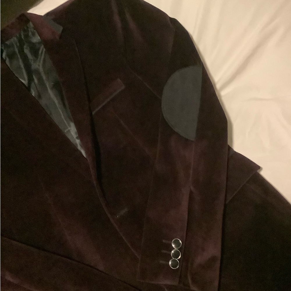 United Colors Of Benetton Velvet Blazer - Picture 14 of 16